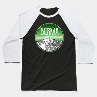 Burma Mountains Baseball T-Shirt